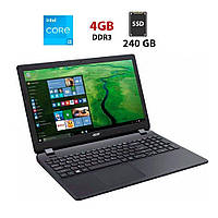 Ноутбук Acer Aspire ES1-571/ 15.6" (1366x768)/ Core i3-5005U/ 4 GB RAM/ 240 GB SSD/ HD 5500 / Webcam