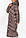 Куртка жіноча на зиму колір сепія модель 58968, фото 8