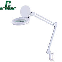 Лупа настольная Intbright 9005LED-8D БЕЛАЯ, 8 диоптрий