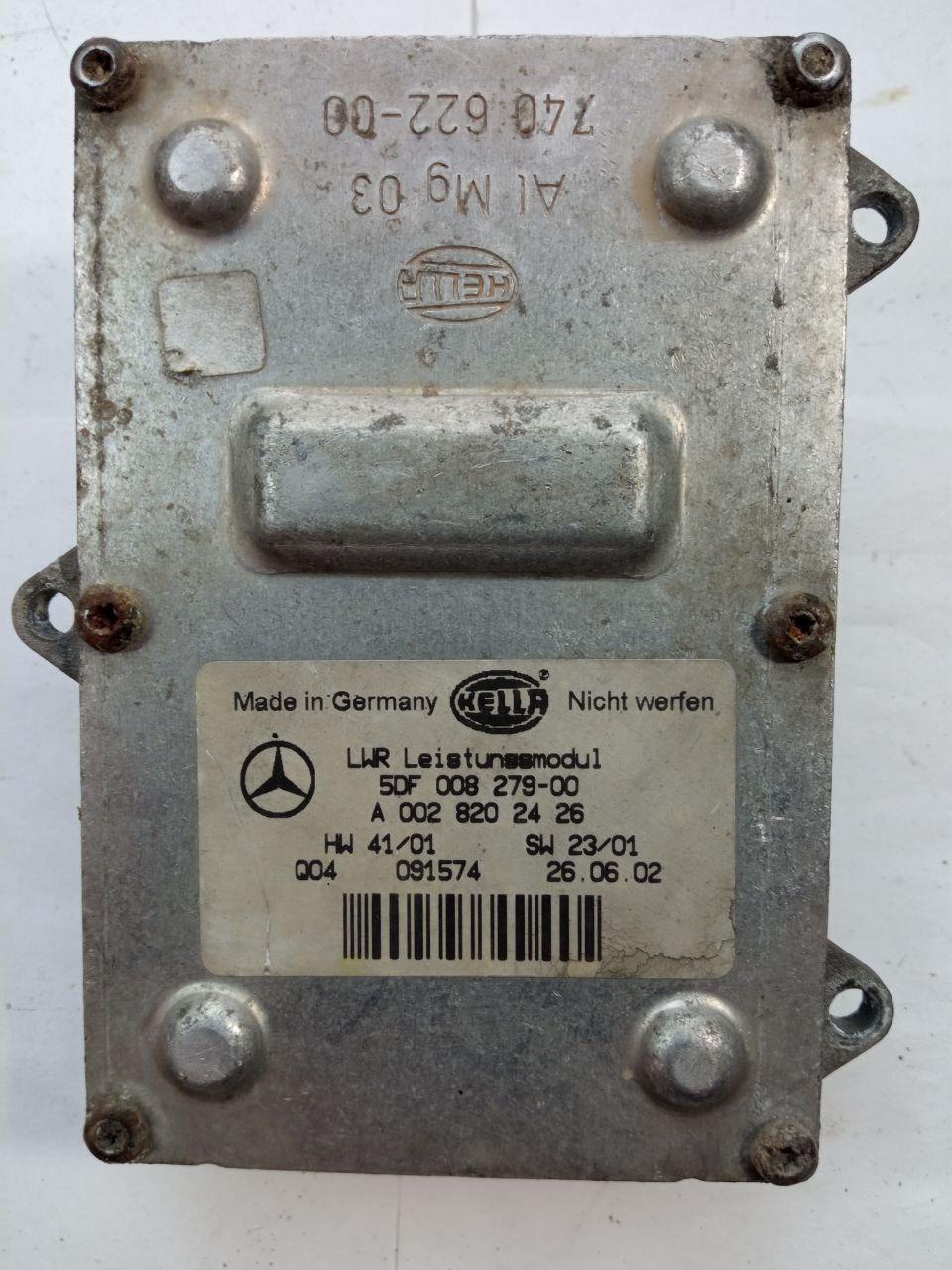 Електронний блок керування Mercedes Hella 5DF 008 279-00 / A 002 820 24 26 / 5DF00827900
