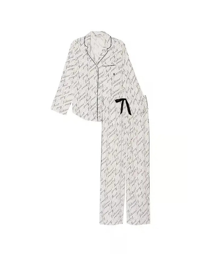 Піжама з штанами Victoria's Secret Flannel Long PJ 184-900-QSC-XS (Розмір XS)