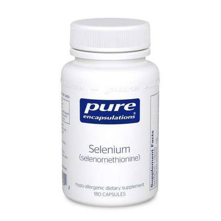 Селен (селенометіонін), Selenium (selenomethionine), Pure Encapsulations, для підтримки імунної системи, передміхурової залози,, фото 1