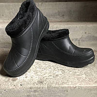 Ботинки женские с тиснением утепленные 37 размер. IU-251 Цвет: черный