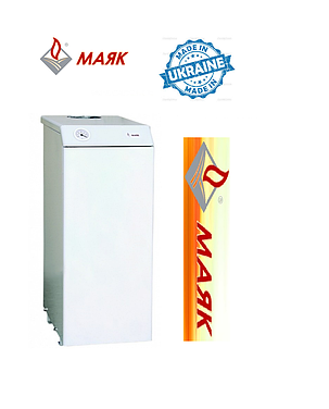 Напольный газовый котёл Маяк АОГВ-30 КСВС. Дымоходный .Двухконтурный., фото 2