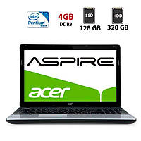 Ноутбук Б-класс Acer Aspire ES1-531 / 15.6" (1366x768) TN / Intel Pentium B960 (2 ядра по 2.2 G | всё для