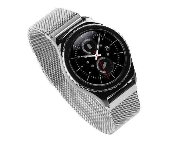 Миланский сетчатый ремешок Primo для часов Samsung Gear S2 Classic (SM-R732 / SM-R735) - Silver - фото 1 - id-p363330879