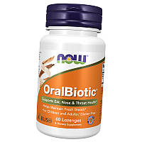 Пробиотик для здоровья ЛОР-органов Oralbiotic Now Foods 60леденцов (72128045)