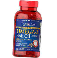 Омега 3 Double Strength Omega-3 Fish Oil 1200 Puritan's Pride 180гелкапс (67367003)