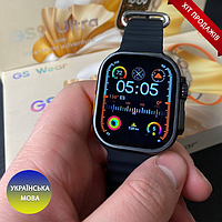 Смарт-часы, Smart Watch GS9 Ultra 49 mm, black черный, Watch Ultra 2, звонки, сообщения