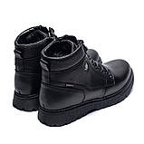 Чорні черевики шкіряні чоловічі зимові, фото 8