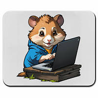 Игровой коврик для мыши Хомяк программист