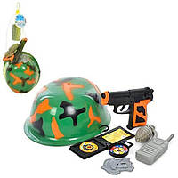 Детский игровой набор 7в1 Военный A-Toys 2303 с каской