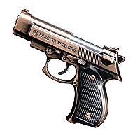 Зажигалка газовая Пистолет BERETTA M92G COB (Турбо пламя острое ) HL-496