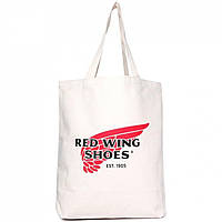 Кошелек Red Wing Logo Canvas Tote Bag White Доставка від 14 днів - Оригинал