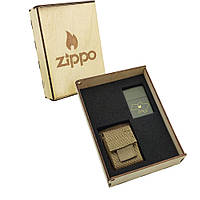 Подарочный набор Zippo Зажигалка 221U CLASSIC + Коробка + Чехол системы molle mz04co койот