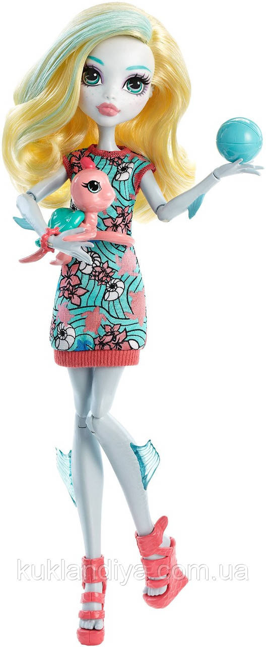 Кукла Monster High Лагуна Блю с черепашкой - Lagoona Blue - фото 1 - id-p363356228