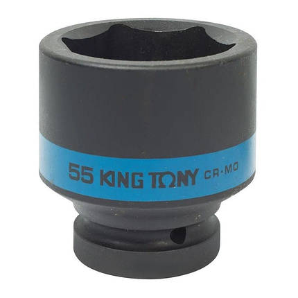 Головка ударна 1" 55мм 6-гранна King Tony 853555M, фото 1