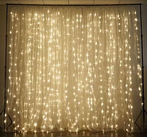 Гірлянда Світлодіодна Штора 200 LED 3х2 м Теплий 3х2 м, фото 1
