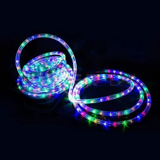 Вулична гірлянда "Дюралайт" 6 м, гірлянда шланг різнобарвна без блоку