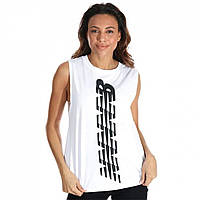 Поло New Balance Relentless Cinched Back Graphic Tank White Доставка від 14 днів - Оригинал