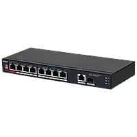 Комутатор 8 портів некерований Dahua DH-PFS3110-8ET1GT1GF-96 PoE