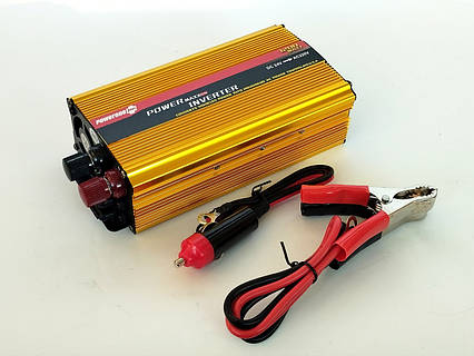 Перетворювач напруги (Інвертор) PowerOne Plus 24V-220V 1200W, фото 1