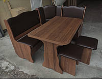 Комплект-кухонний Гамма горіх (куточок/стіл/2 таб)