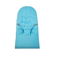 Змінний чохол на шезлонг Baby Bjorn Balance Soft колір синій колосок/бавовна (BBS-00-11), фото 8