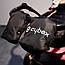 Муфта рукавички роздільні, на коляску / санки, універсальна, для рук, чорні з вишивкою Cybex, фото 3