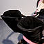 Муфта рукавички роздільні, на коляску / санки, універсальна, для рук, чорні з вишивкою Cybex, фото 5