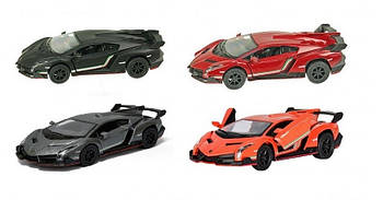 Модель легкова LAMBORGHINI VENENO 5'' KT5367W 4 кол. кор./96/