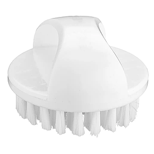 М'яка щітка для видалення пилу Lilly Beaute, кругла біла