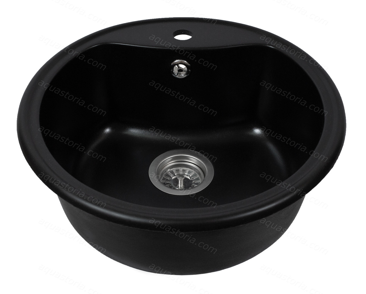 Гранитна мийка Aquaton №8 500 Чорна