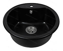 Гранитна мийка Aquaton №8 500 Чорна