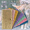Чохол для Motorola G14 книжка ШКІРЯНИЙ з гаманцем візитницею ремінцем підставкою протиударний "CAT & DOG ", фото 3