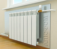 Теплоотражающий экран за радиаторы АЛЮФОМ_600 мм х 5 м