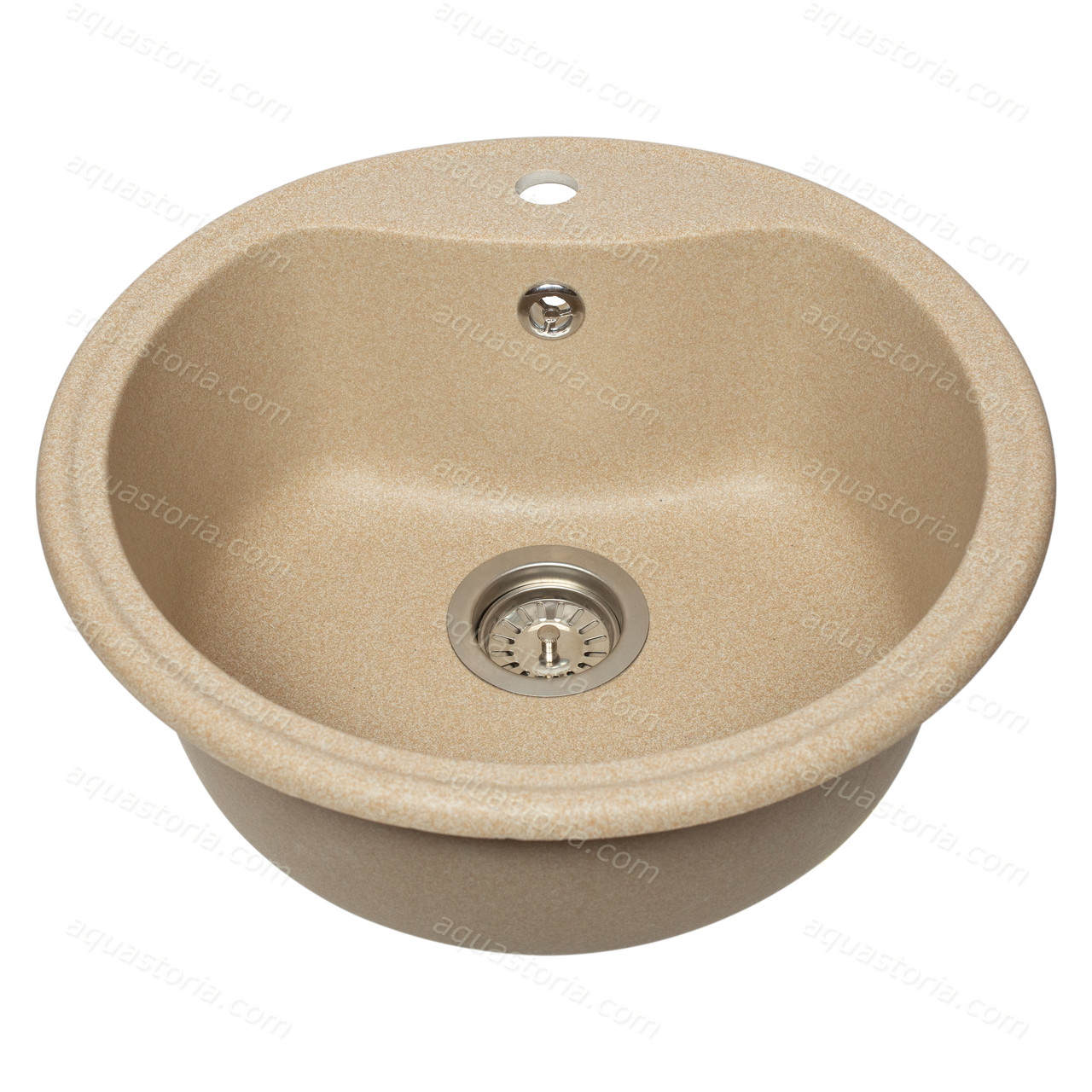 Гранитна мийка Aquaton №8 500 Бежева, фото 1