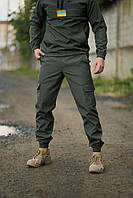 Тактические штаны Terra хаки одежда для ВСУ, Мужские армейские демисезонные военные брюки