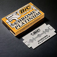 Лезвия для бритья BIC chrome platinum 5 шт из нержавеющей стали