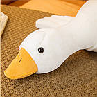 М'яка іграшка обіймашка Гусь-обнімусь 130см, білий гігант, фото 7