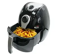 Фритюр воздушный электрический AirFryer Domotec MS-3220 4.5 л 1300 Вт с таймером и антипригарной корзиной