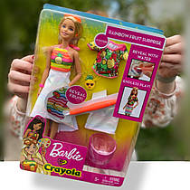 УЦІНКА (Примʼята коробка) Лялька Barbie Crayola Фруктовий сюрприз GBK18