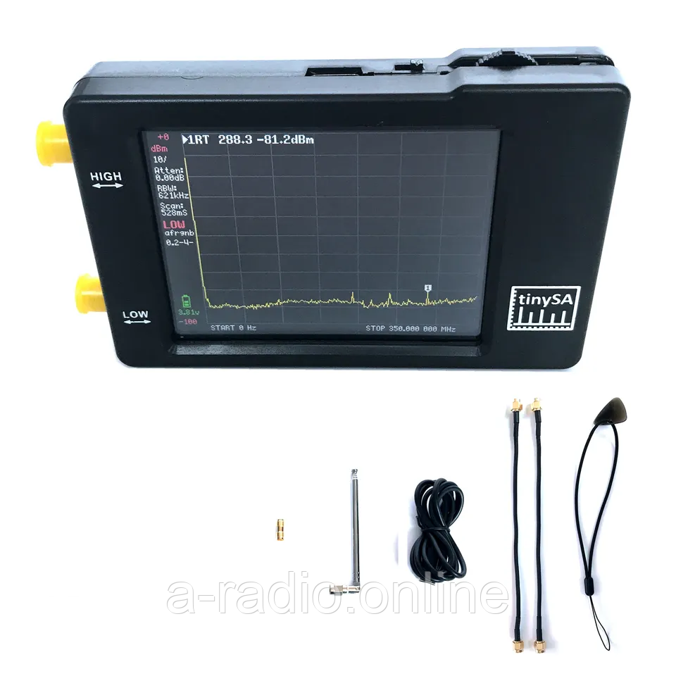 Аналізатор спектру TinySA Basic 2.8 inch