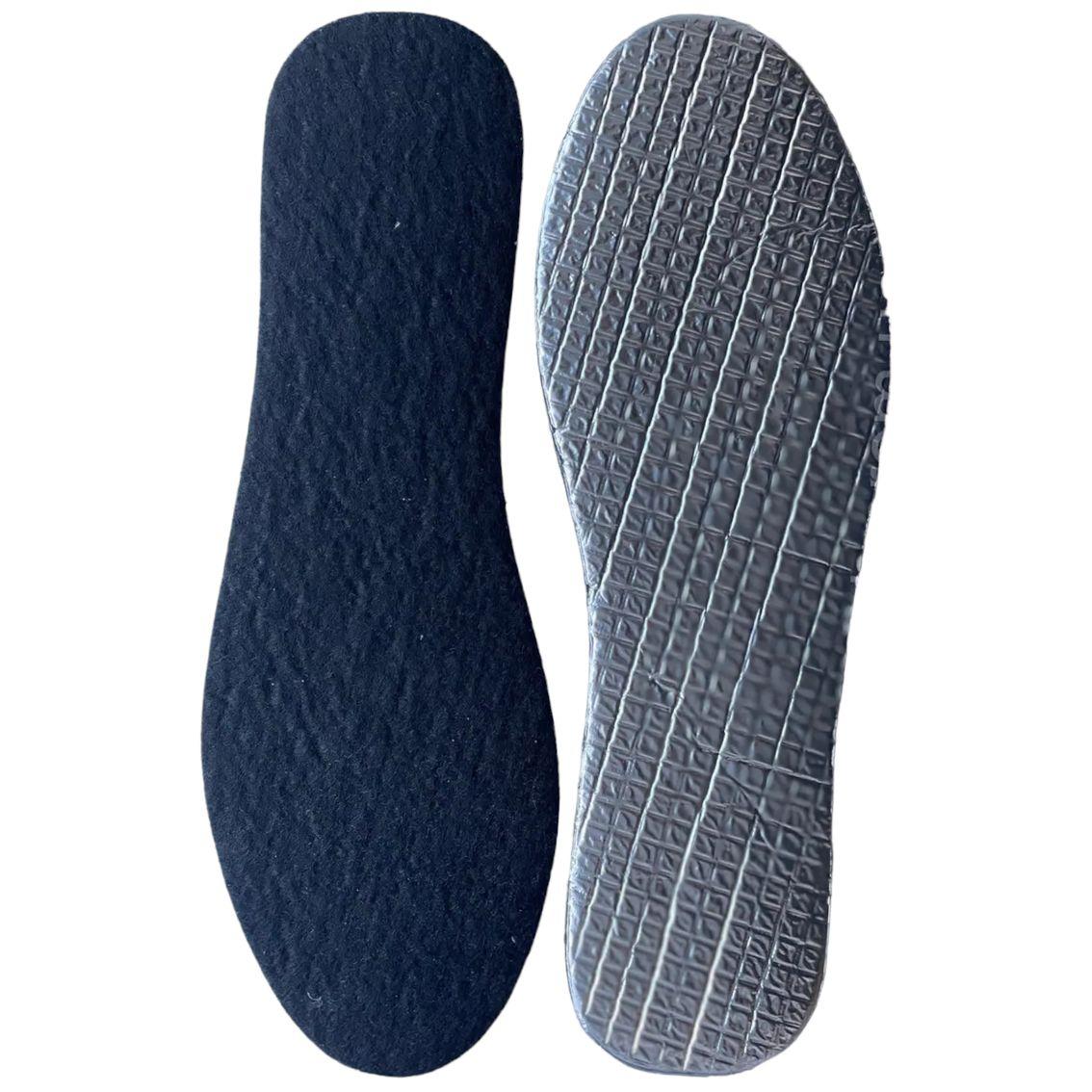 Устілки для взуття зимові фетр чорний+ізолон+фольга (43р), устілки з натуральної ізолону та фольги