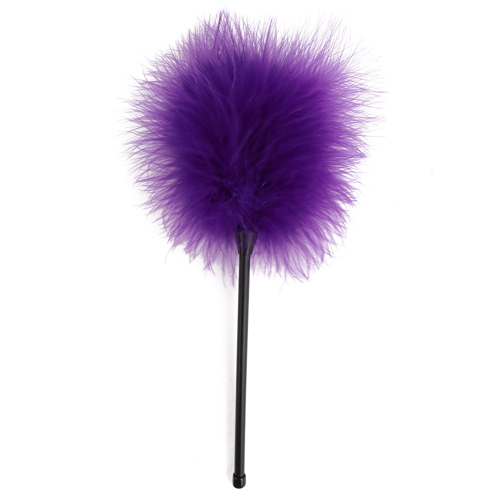 Лоскіт з пір'ям «Love tickler», колір фіолетовий, фото 1