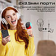 Мікрофон для караоке Promate VocalMic Bluetooth, 2xAUX, LED Red (vocalmic.red), фото 7