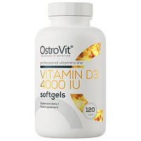 Витамины и минералы OstroVit Vitamin D3 4000 IU (120 капсул.)