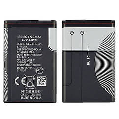 DR Аккумулятор BL-5C для Nokia 2300/ 3100/ 5030/ 6230/ 6230i/ 6600/ 6630/ C1-00/ C2-00/ E50/ N70/ N71/ N72/