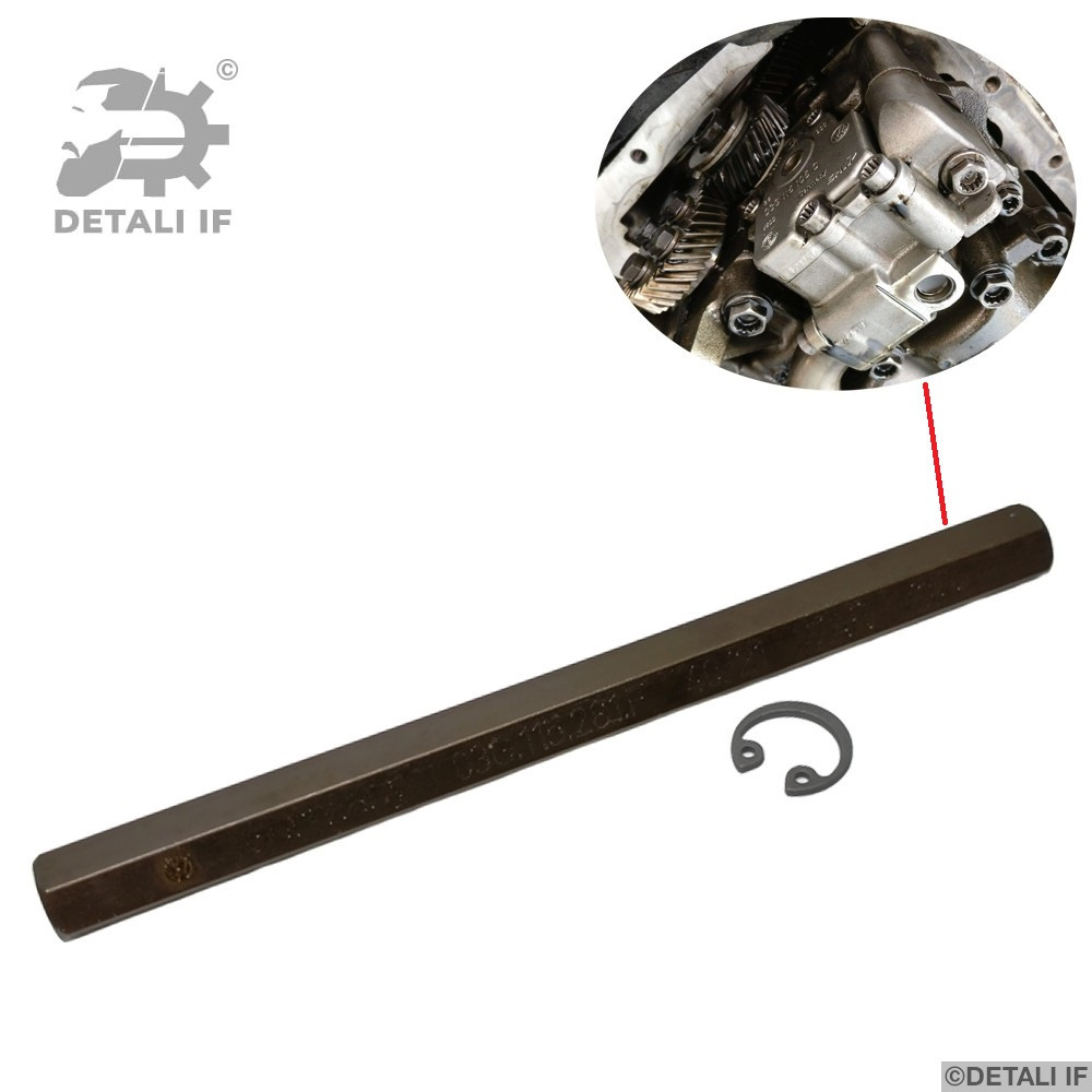 Привід маслянного насосу вал Exeo Seat 2.0tdi 03G115281F N0122942 03G115281D 03G115281A 77мм
