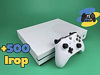 Xbox One S 500 ГБ + 500 Ігор + Game Pass Ultimate(один рік)